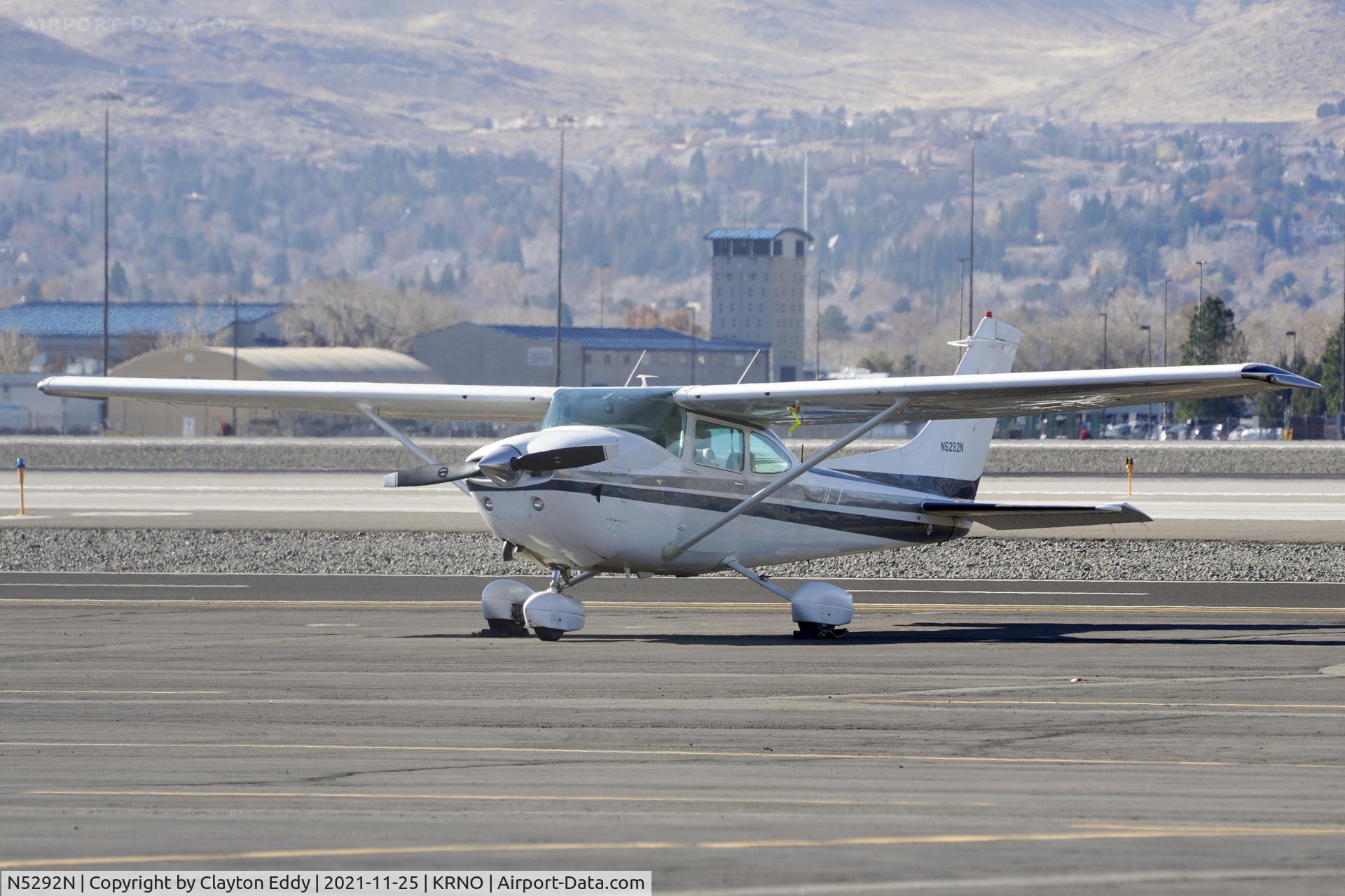 N5292N, 1980 Cessna 182Q Skylane C/N 18267624, Reno-Tahoe International Airport 2021.
