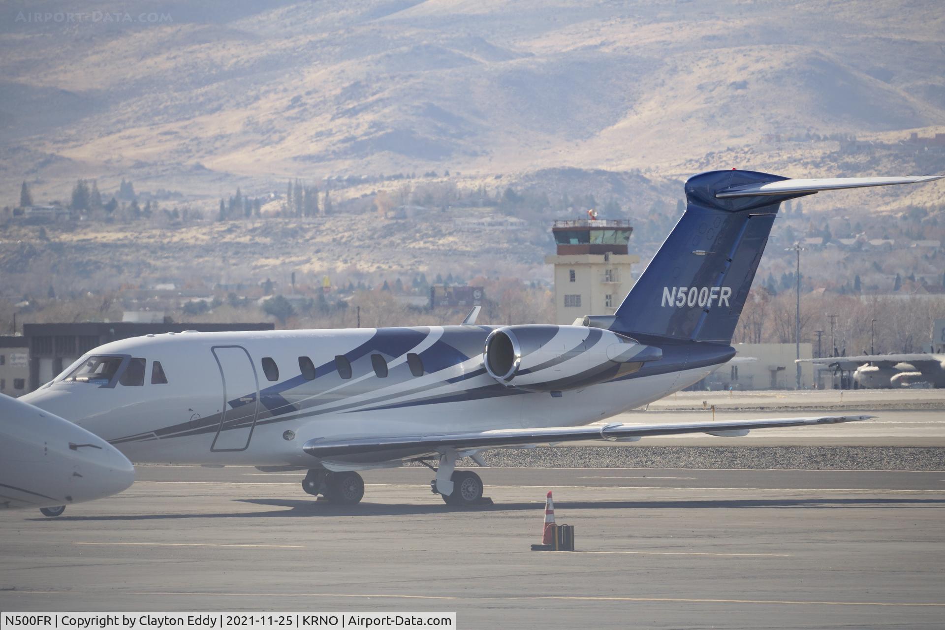 N500FR, 1992 Cessna 650 Citation VI C/N 650-0208, Reno-Tahoe International airport 2021.