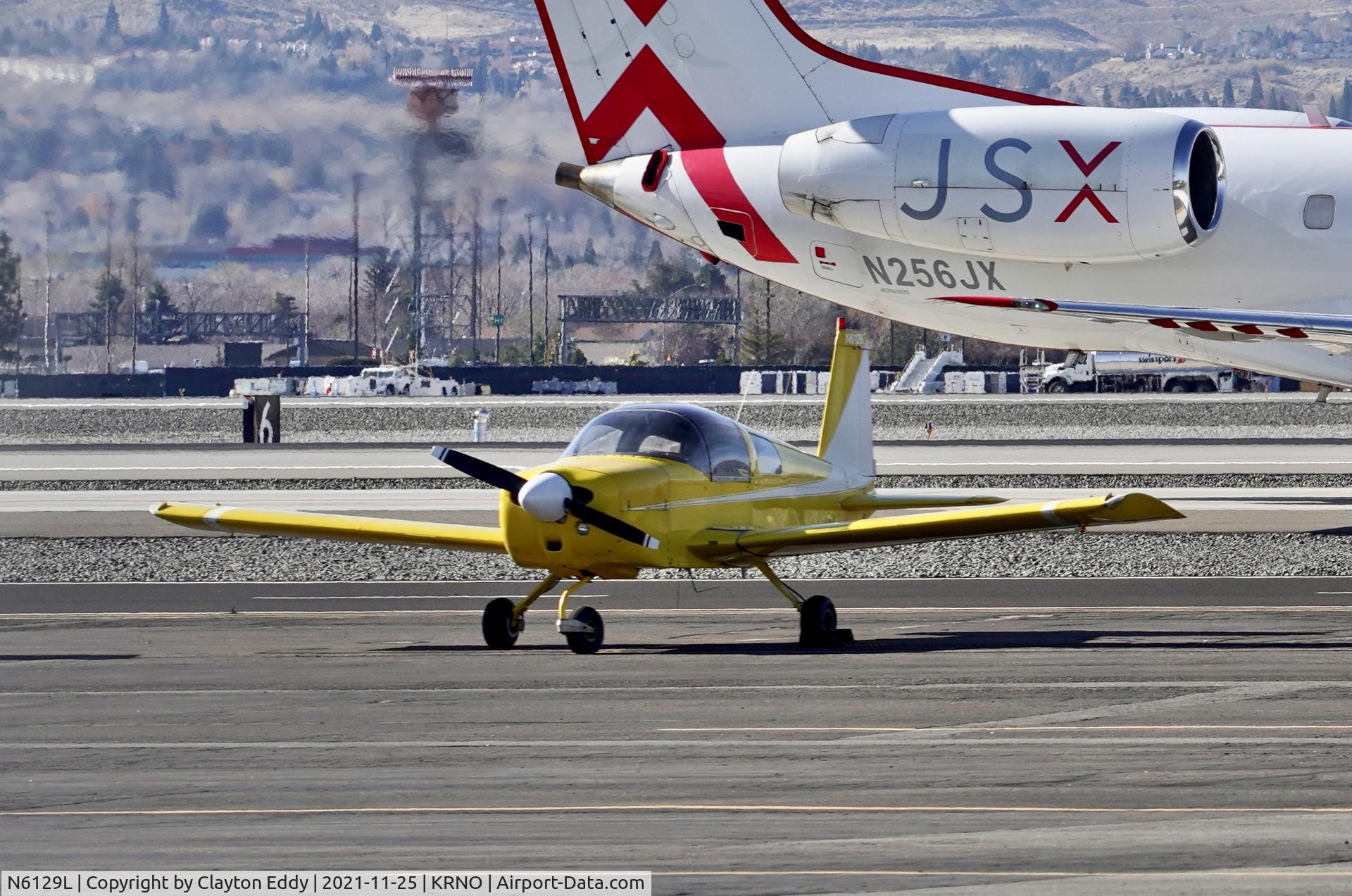 N6129L, 1970 American AA-1 Yankee C/N AA1-0329, Reno-Tahoe International airport 2021.