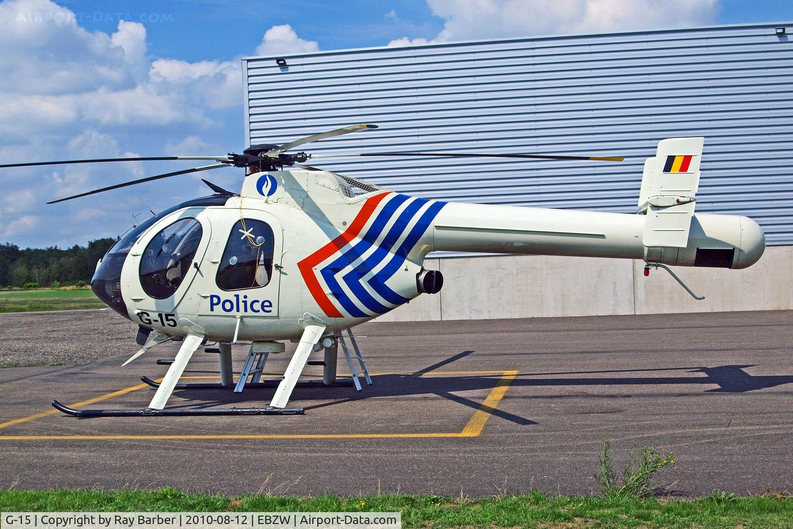 G-15, 2000 McDonnell Douglas MD-520N C/N 0087, G-15   McDonnell Douglas MD520N [LN087] (Belgian Police] Genk-Zwartberg~OO 12/08/2010