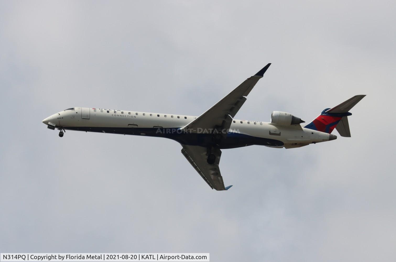 N314PQ, 2014 Bombardier CRJ-900ER (CL-600-2D24) C/N 15314, ATL 2021