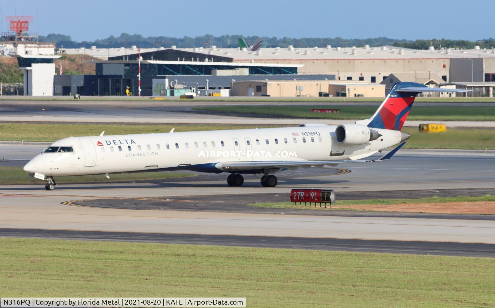 N316PQ, 2014 Bombardier CRJ-900LR (CL-600-2D24) C/N 15316, ATL 2021