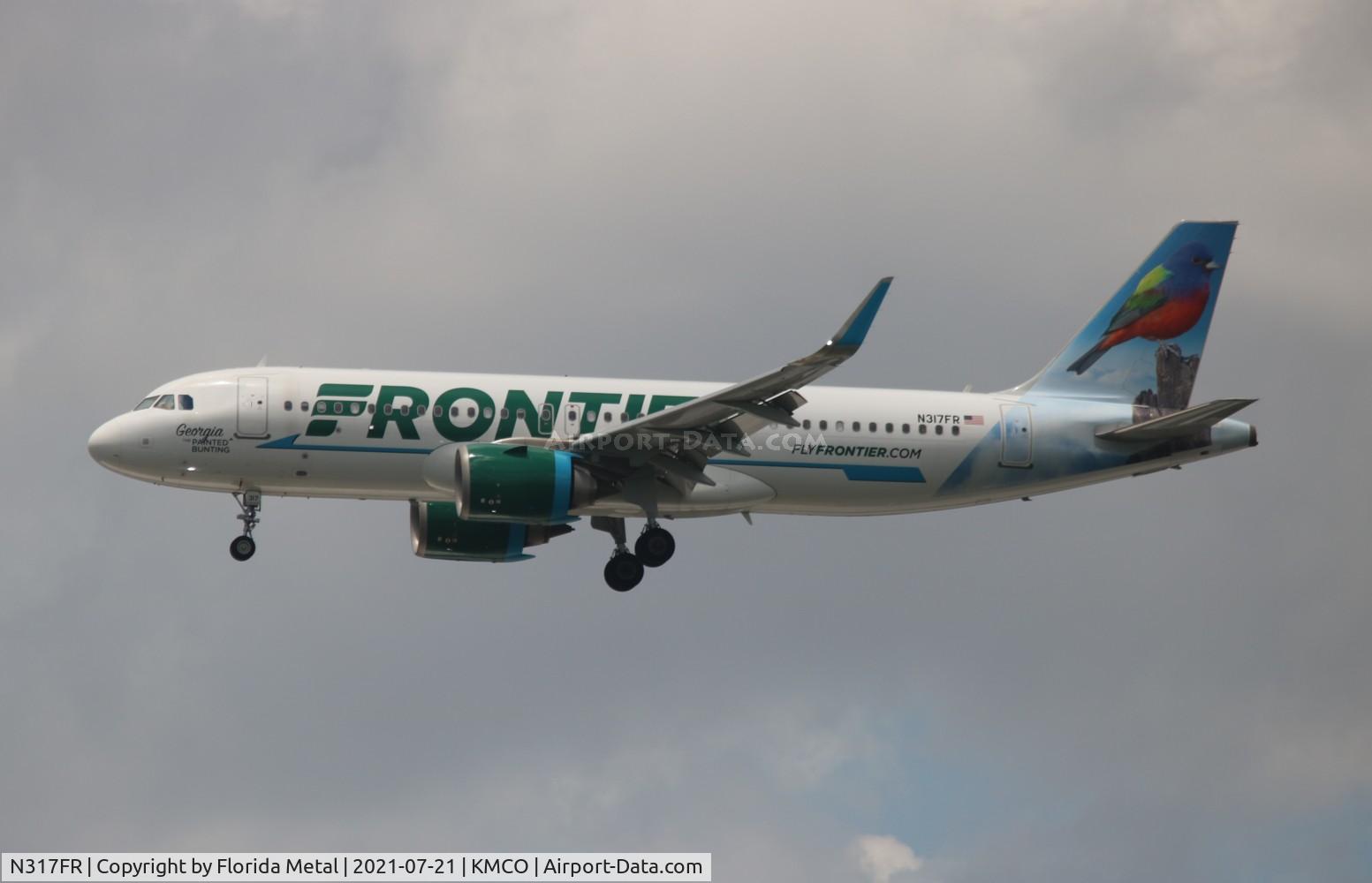N317FR, 2017 Airbus A320-251NEO C/N 7835, Georgia
