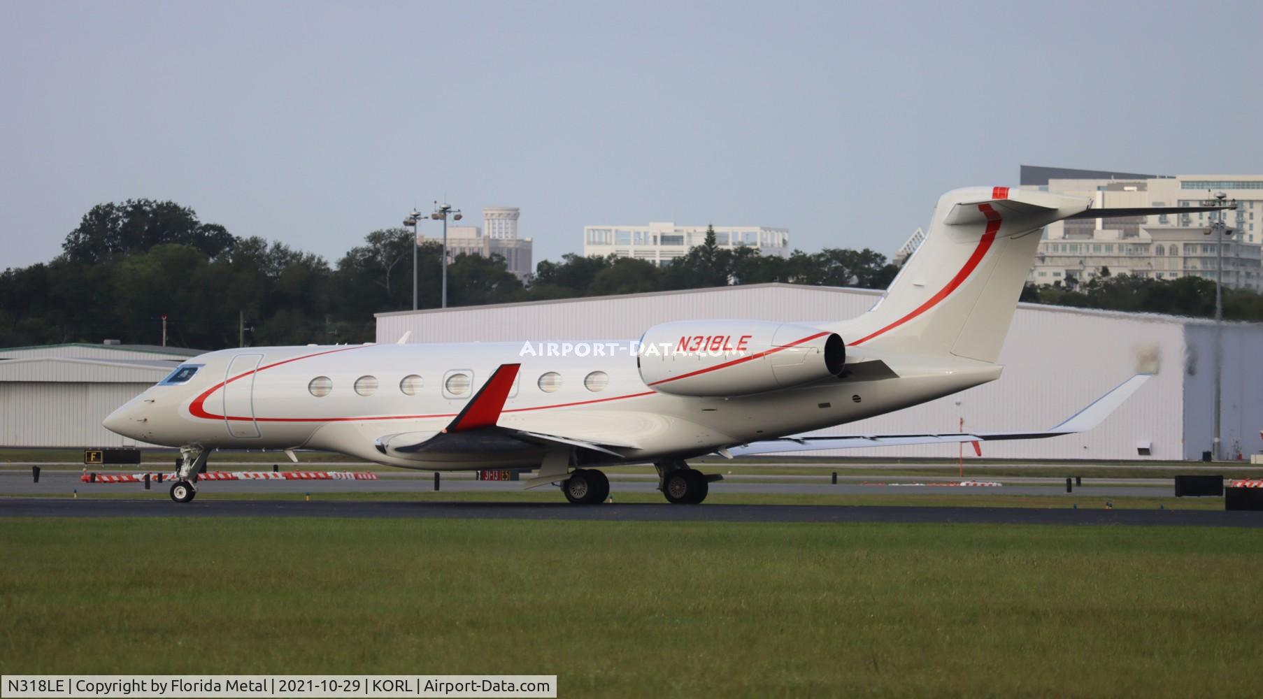 N318LE, 2021 Gulfstream Aerospace GVII-G600 C/N 73052, ORL 2021