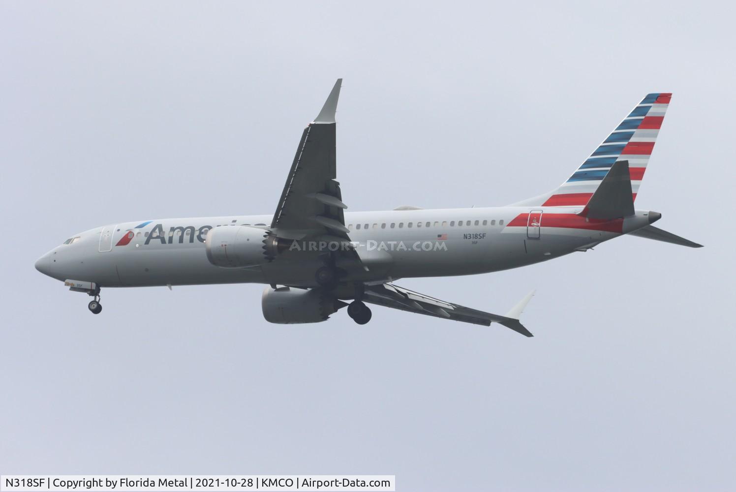 N318SF, 2020 Boeing 737-8 MAX C/N 44473, MCO 2021