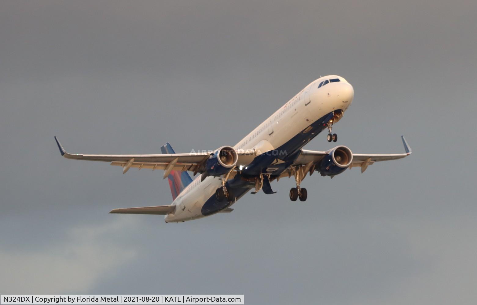 N324DX, 2017 Airbus A321-211 C/N 7765, ATL 2021