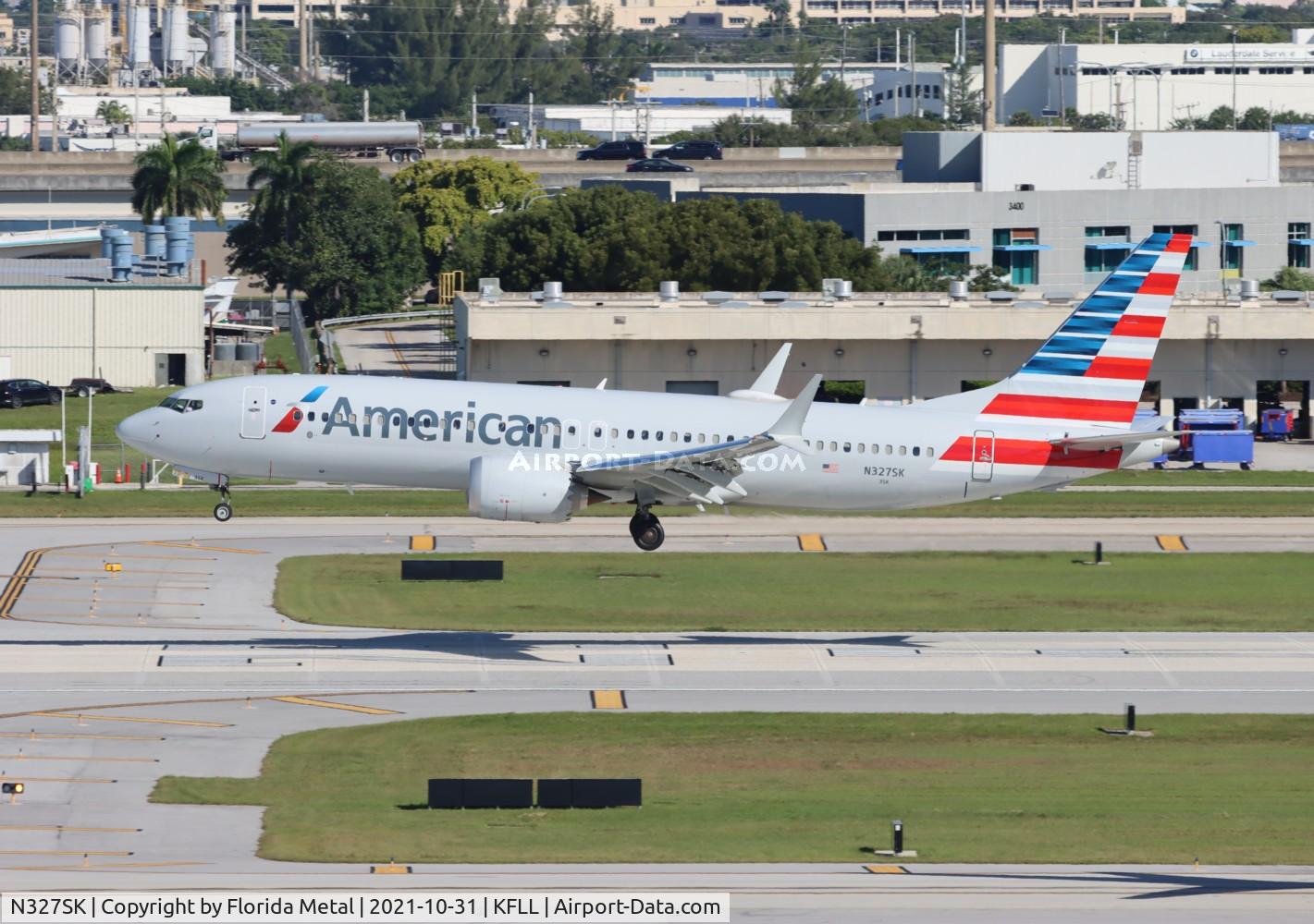 N327SK, 2020 Boeing 737-8 MAX C/N 44477, FLL 2021