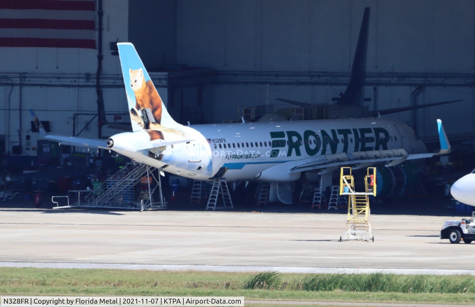 N328FR, 2018 Airbus A320-251N C/N 8118, TPA 2021