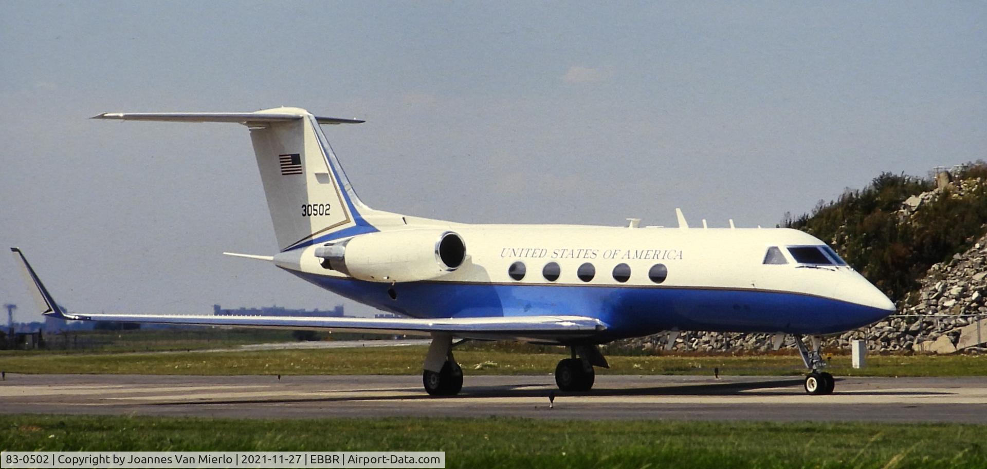 83-0502, 1983 Grumman C-20A Gulfstream III C/N 389, Slide scan