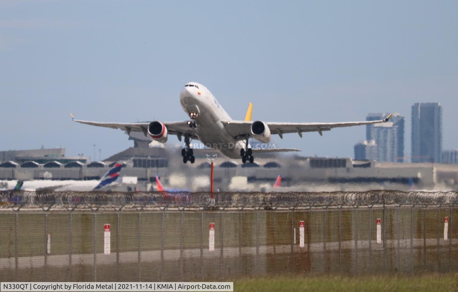 N330QT, 2012 Airbus A330-243F C/N 1368, MIA 2021
