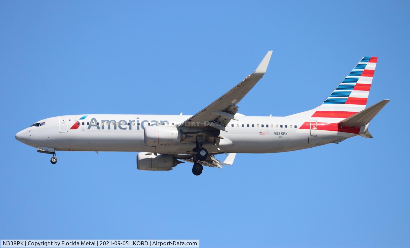 N338PK, 2017 Boeing 737-823 C/N 31268, ORD 2021