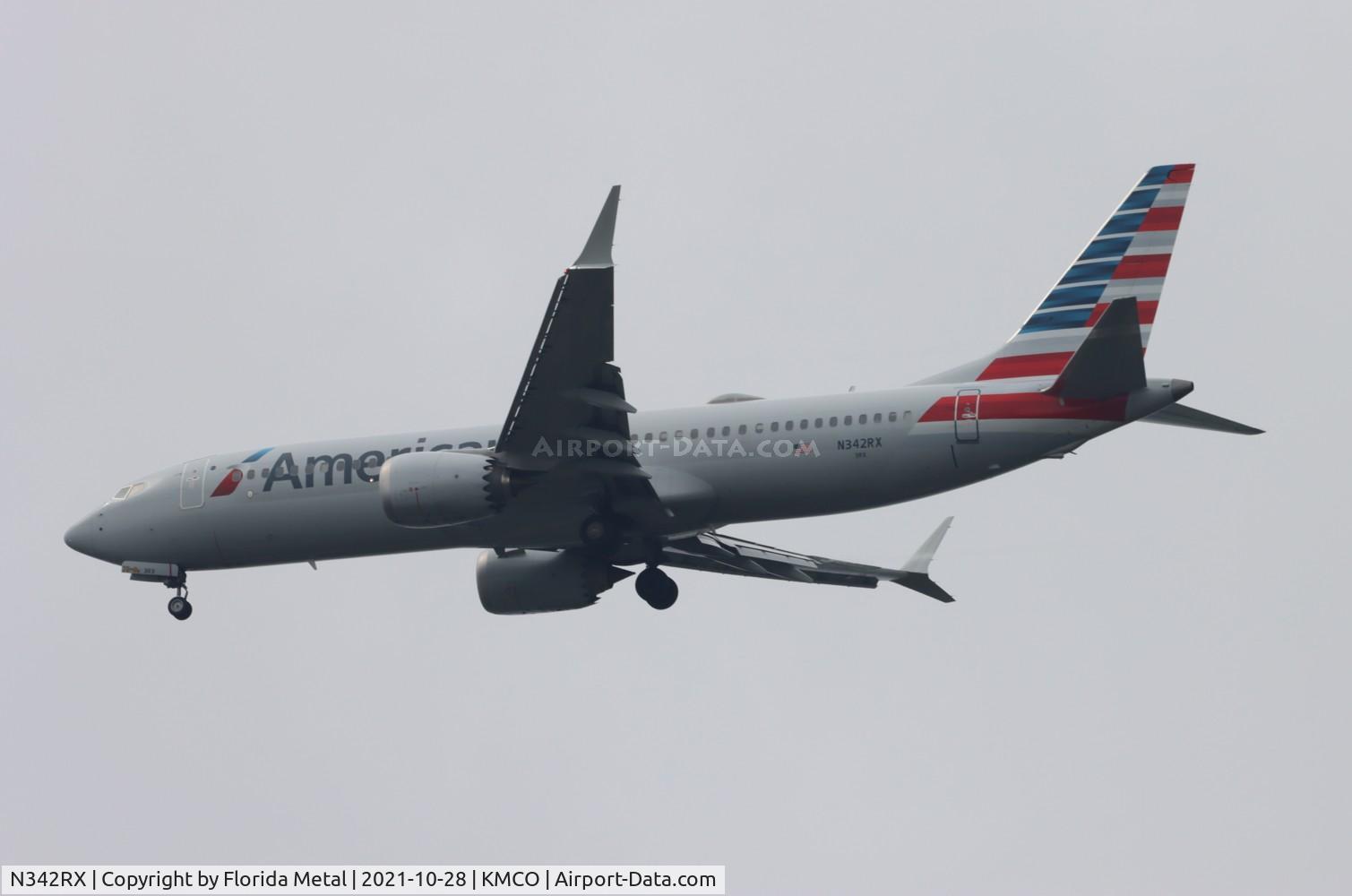 N342RX, 2019 Boeing 737-8 MAX C/N 44466, MCO 2021