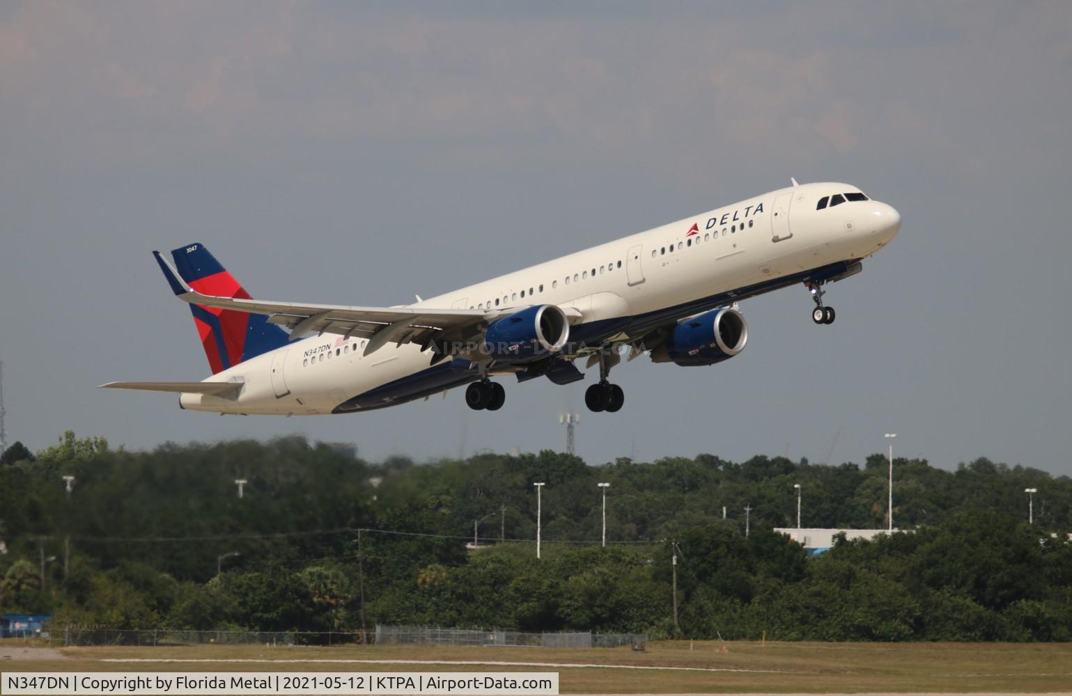 N347DN, 2018 Airbus A321-211 C/N 8250, TPA 2021