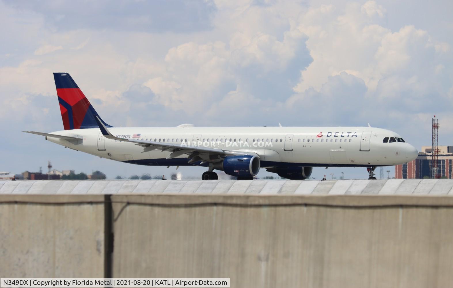 N349DX, 2018 Airbus A321-211 C/N 8233, ATL 2021