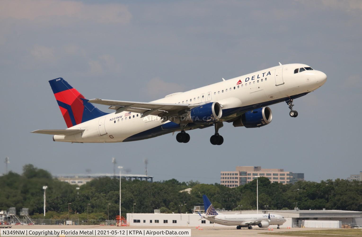 N349NW, 1993 Airbus A320-212 C/N 417, TPA 2021