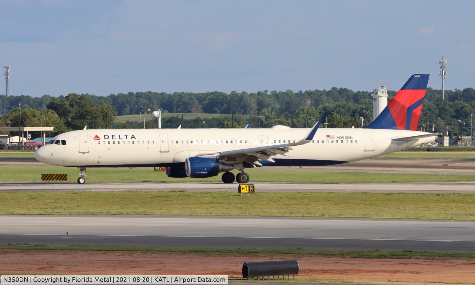 N350DN, 2018 Airbus A321-211 C/N 8207, ATL 2021