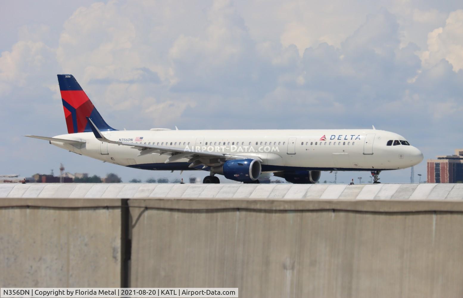 N356DN, 2018 Airbus A321-211 C/N 8279, ATL 2021