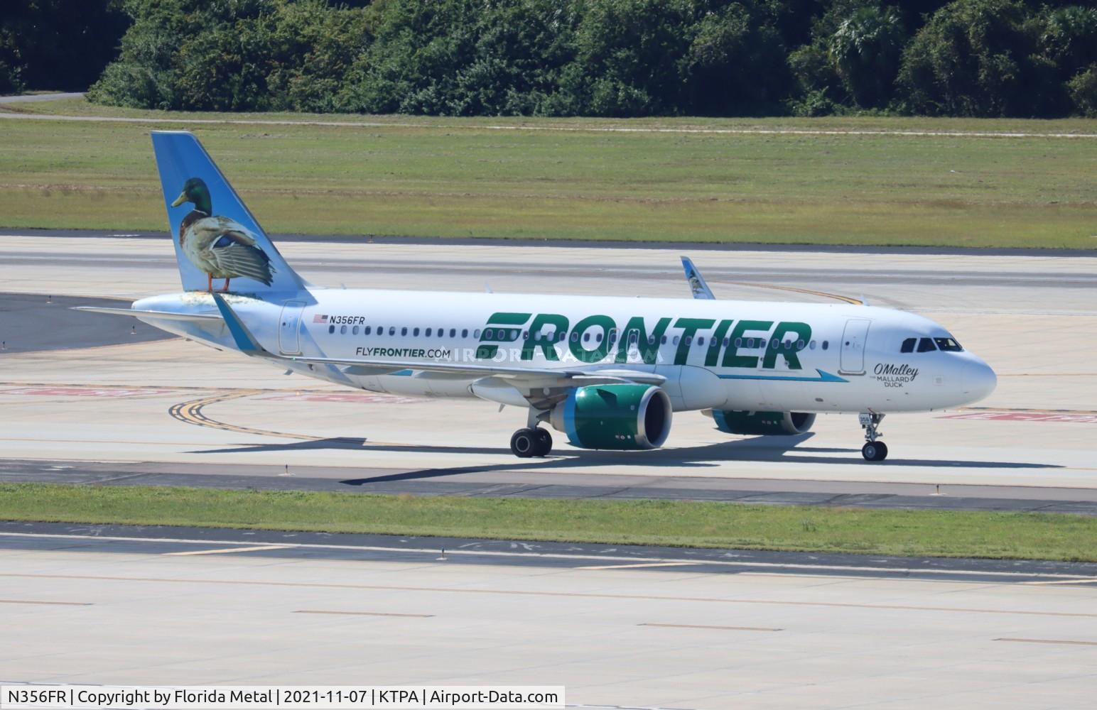 N356FR, 2019 Airbus A320-251NEO C/N 9065, TPA 2021