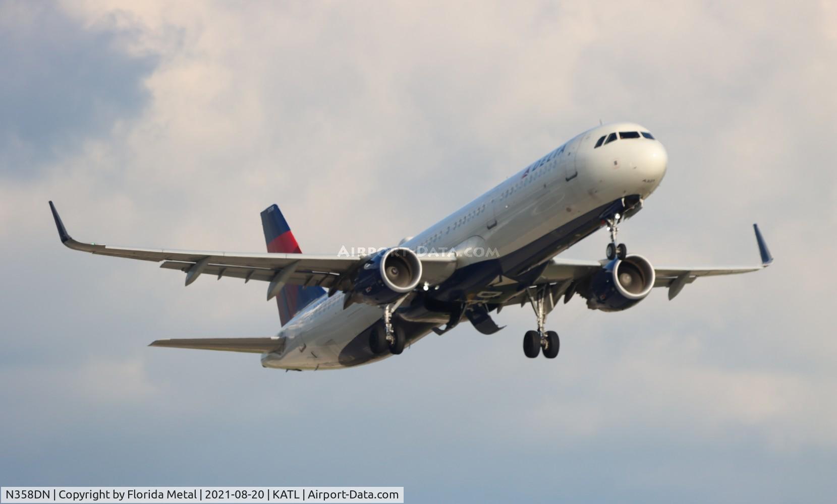 N358DN, 2018 Airbus A321-211 C/N 8316, ATL 2021