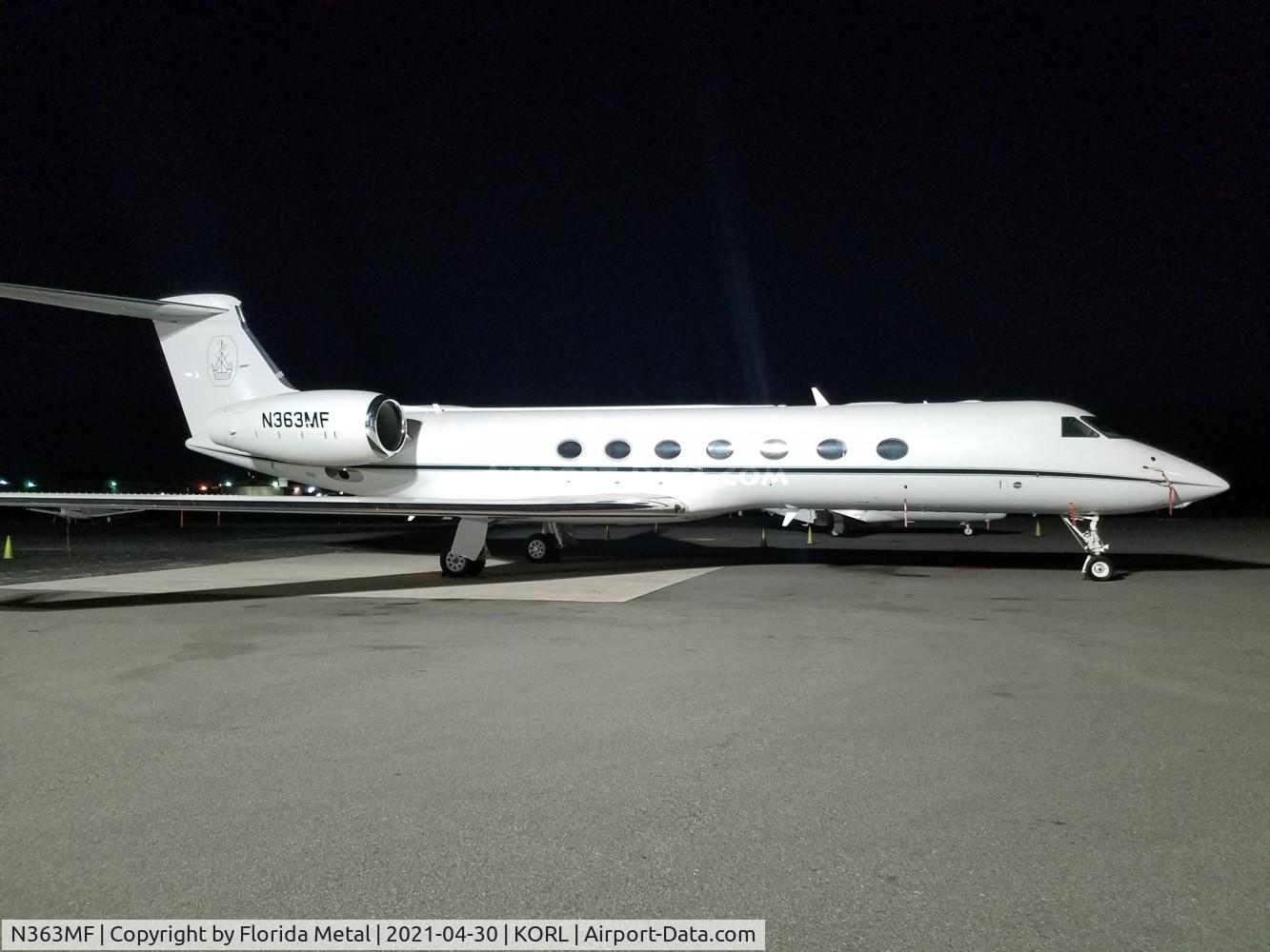 N363MF, 2006 Gulfstream Aerospace GV-SP (G550) C/N 5112, ORL 2021