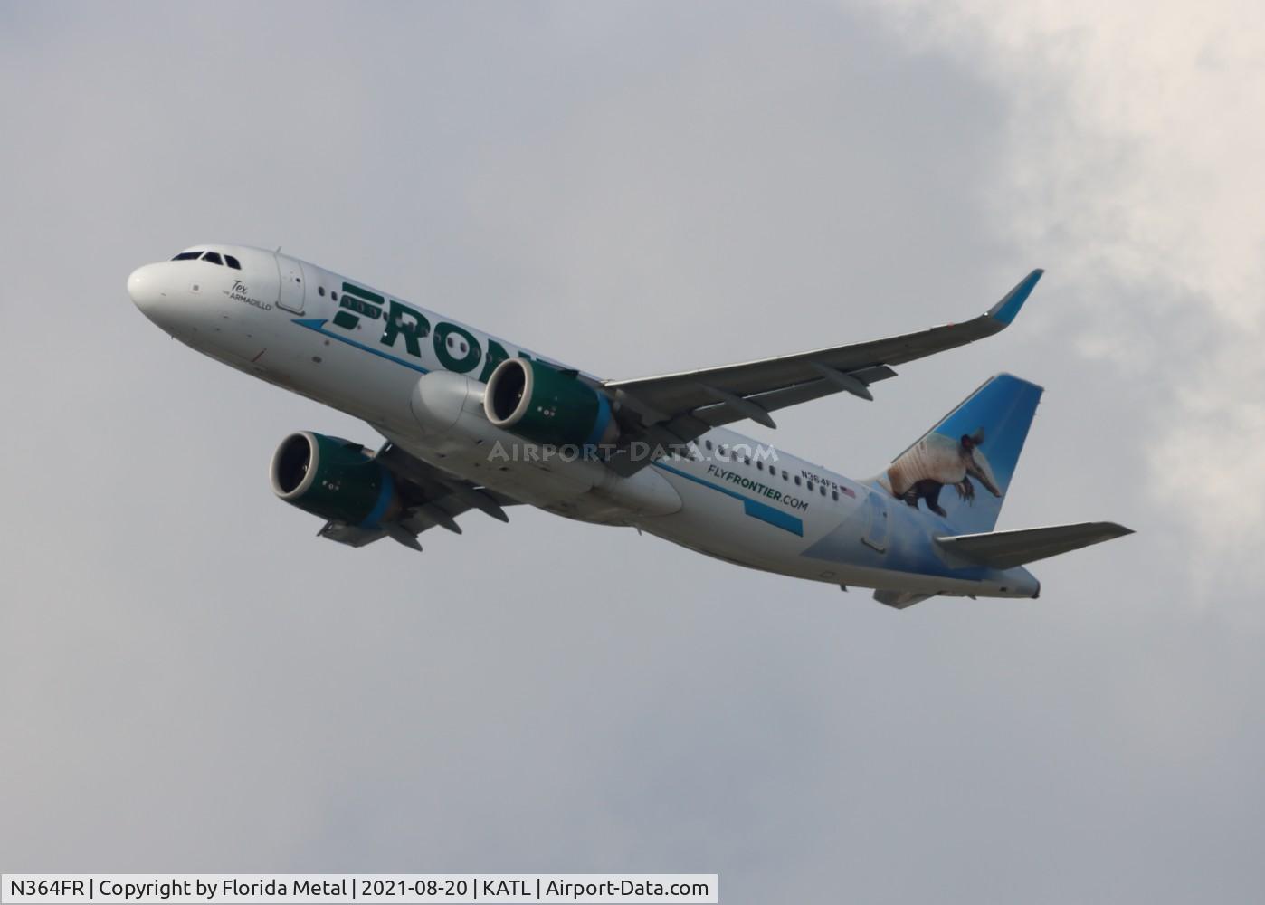 N364FR, 2019 Airbus A320-251NEO C/N 9271, ATL 2021