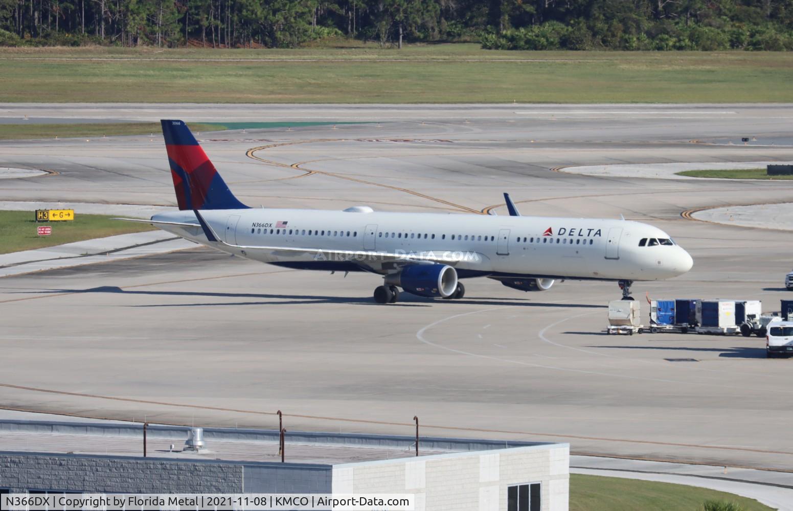 N366DX, 2019 Airbus A321-211 C/N 8694, MCO 2021