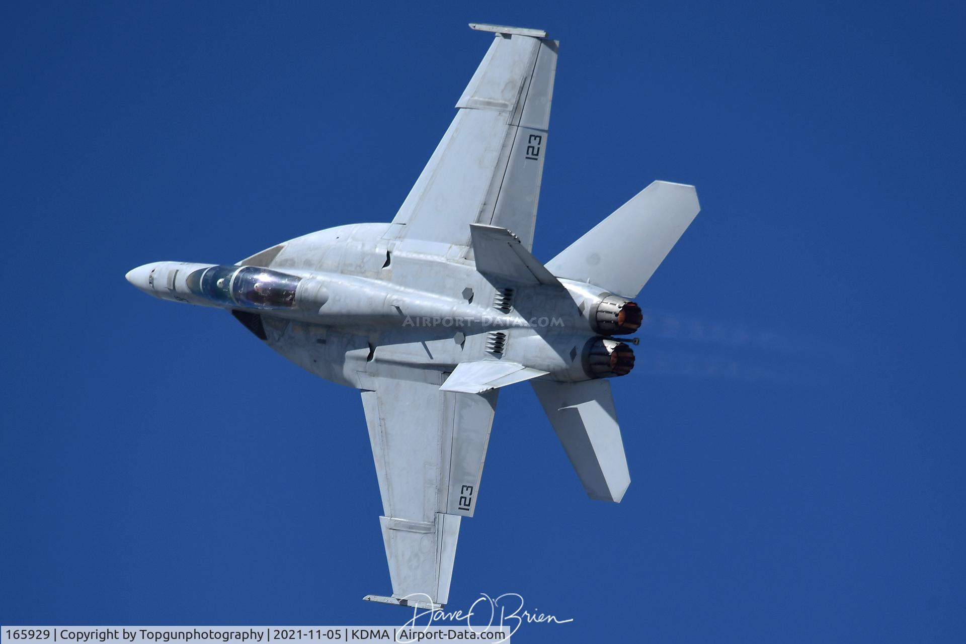 165929, Boeing F/A-18F Super Hornet C/N F075, Super Hornet Demo practice for KDMA air show