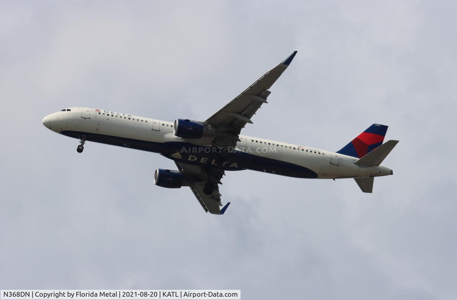 N368DN, 2019 Airbus A321-211 C/N 8695, ATL 2021