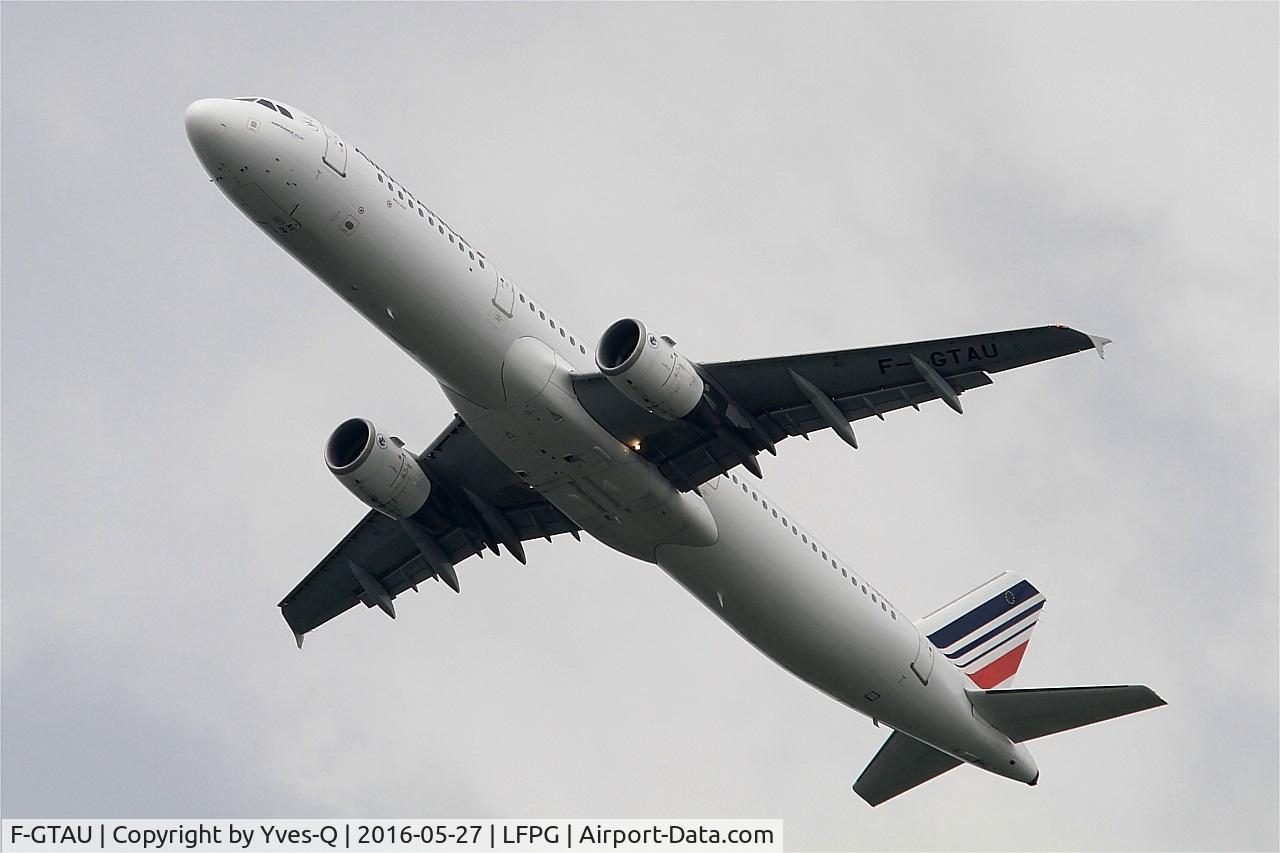 F-GTAU, 2009 Airbus A321-212 C/N 3814, Airbus A321-212, Climbing from rwy 27L, Roissy Charles De Gaulle airport (LFPG-CDG)