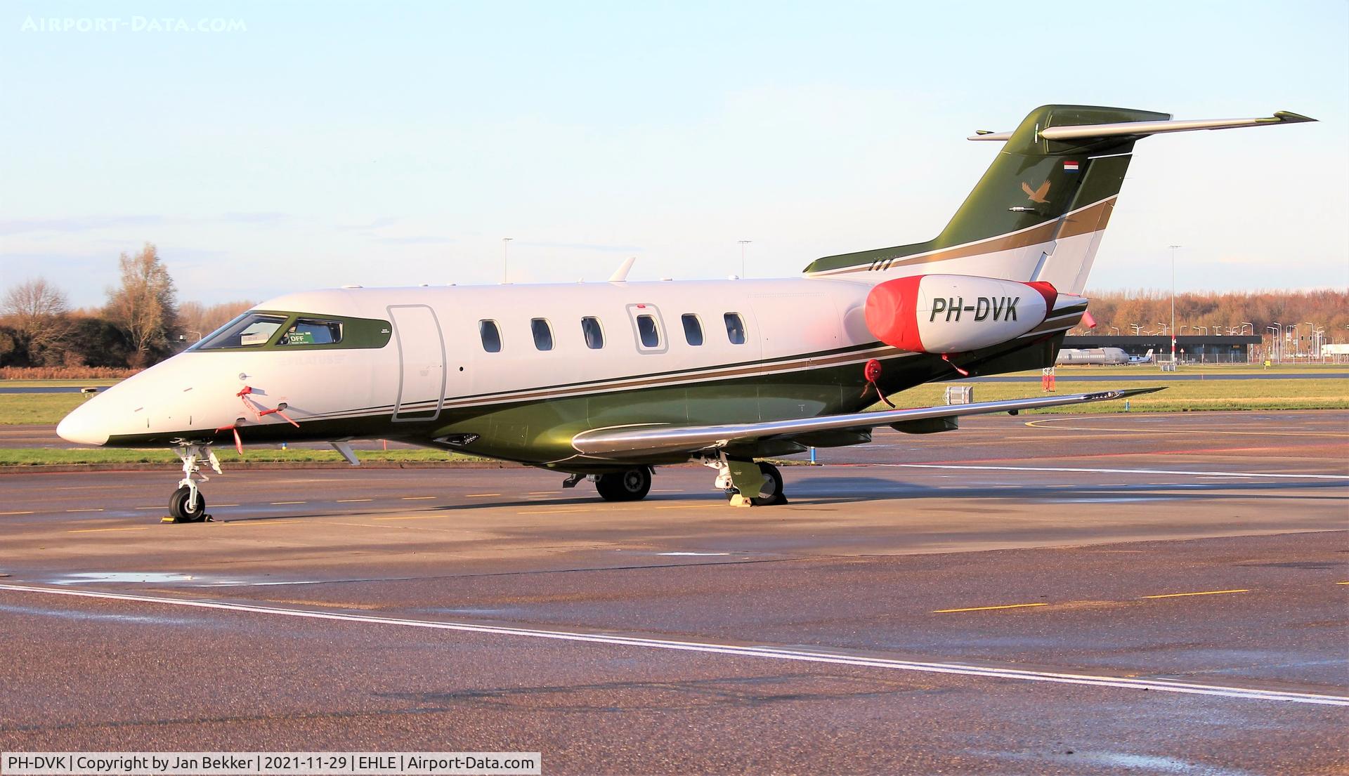 PH-DVK, 2021 Pilatus PC-24 C/N 197, Lelystad Airport.