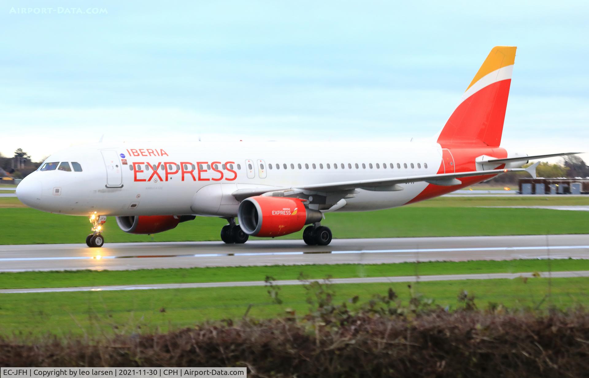 EC-JFH, 2003 Airbus A320-214 C/N 2104, Copenhagen 3011.2021