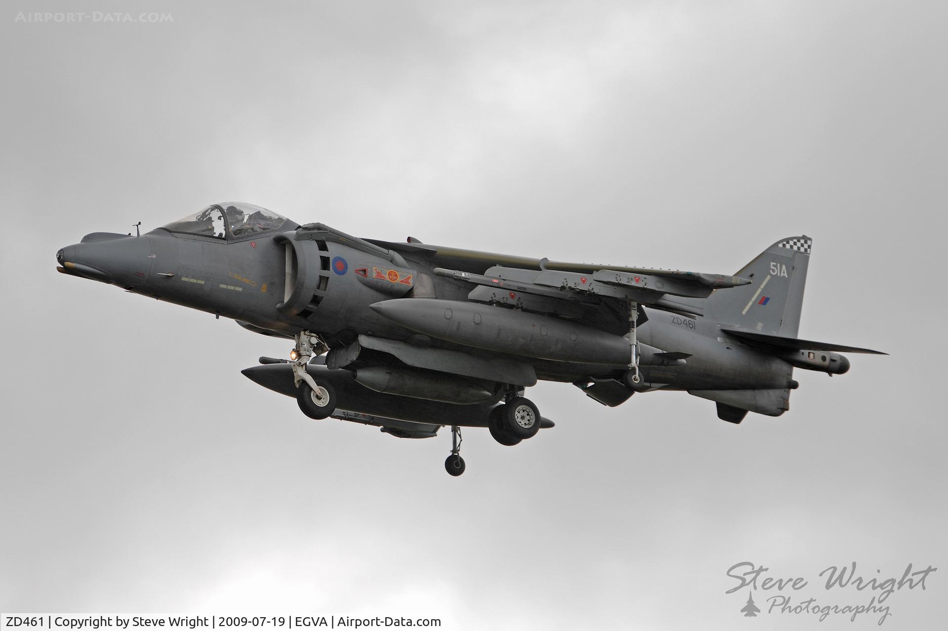 ZD461, 1989 British Aerospace Harrier GR.9 C/N P51, Royal International Air Tattoo 2009 RAF Fairford UK