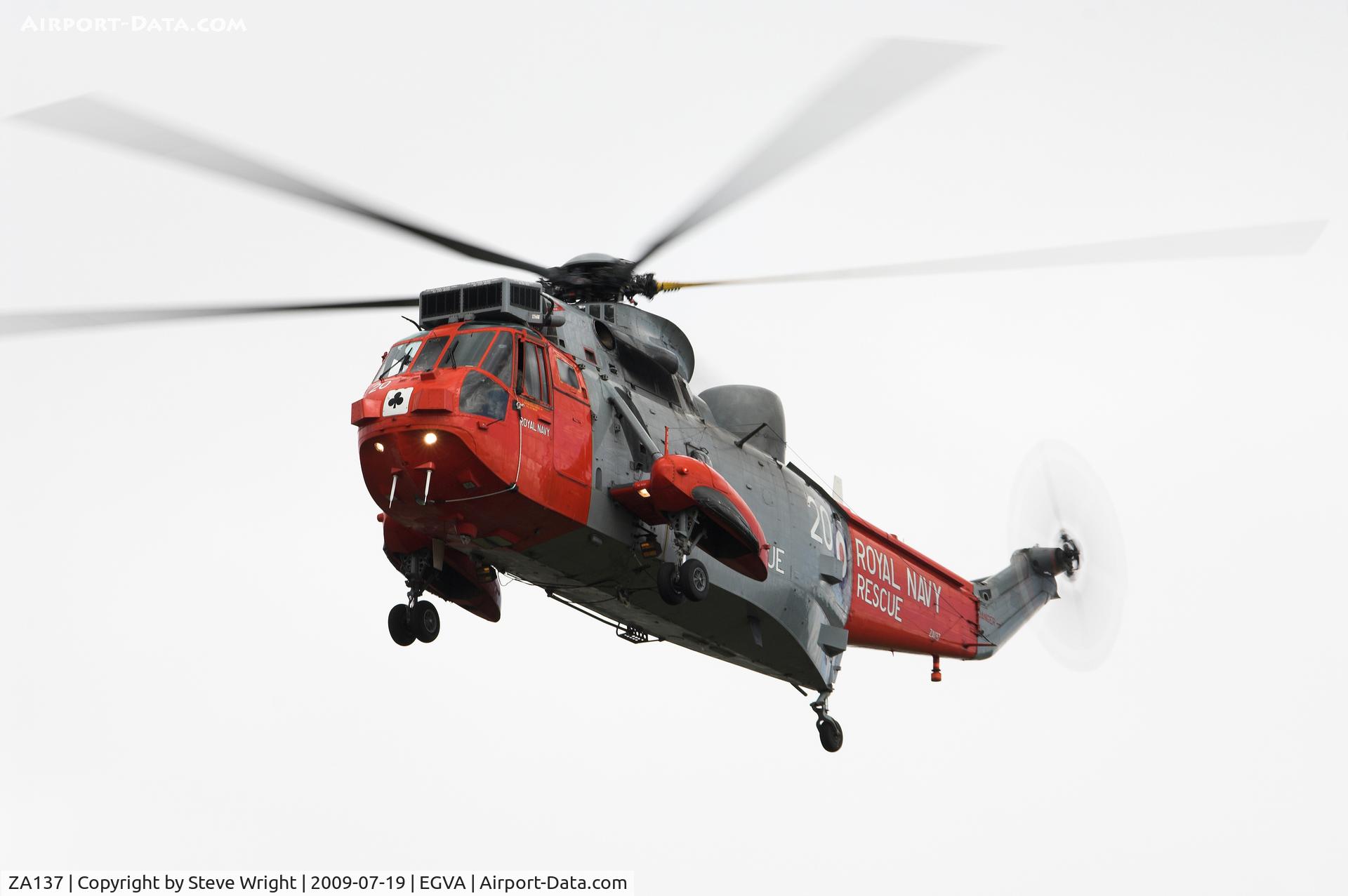 ZA137, 1981 Westland Sea King HU.5SAR C/N WA898, RIAT 2009 RAF Fairford UK