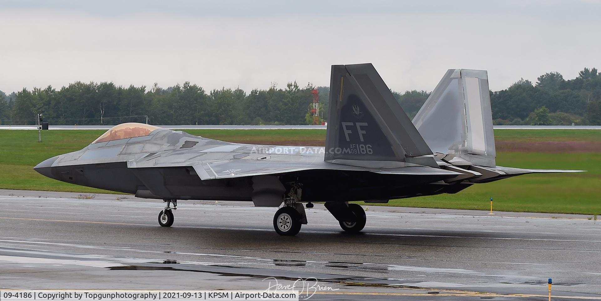 09-4186, 2010 Lockheed Martin F-22A Raptor C/N 645-4186, Raptor Demo backup jet heads back to Langley