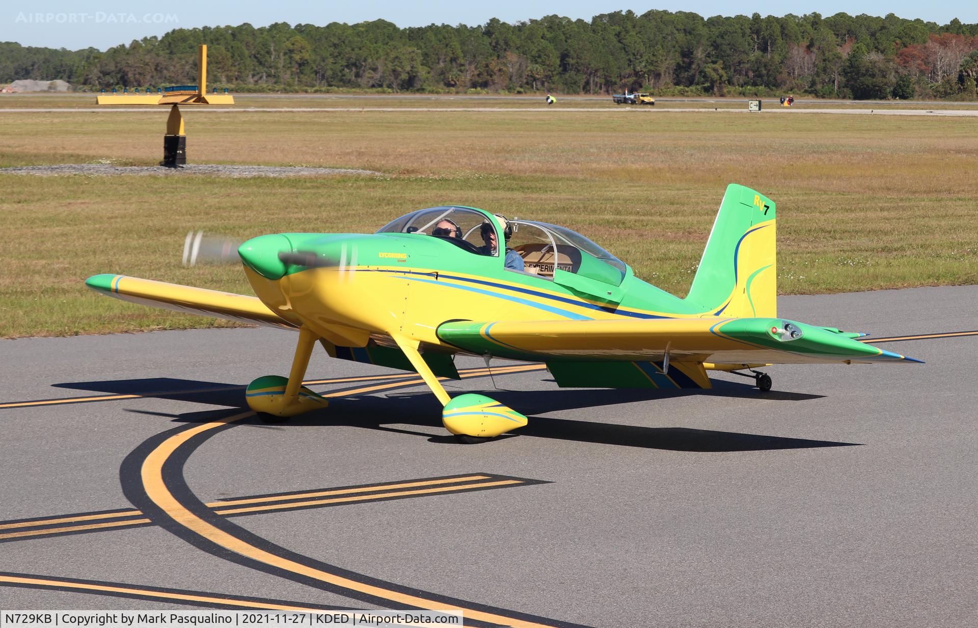 N729KB, 2007 Van's RV-7 C/N 72330, Vans RV-7
