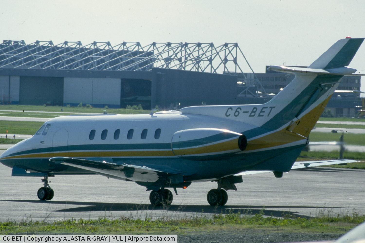 C6-BET, 1979 British Aerospace HS.125 Series 700B C/N 257054, nice surprise at Dorval