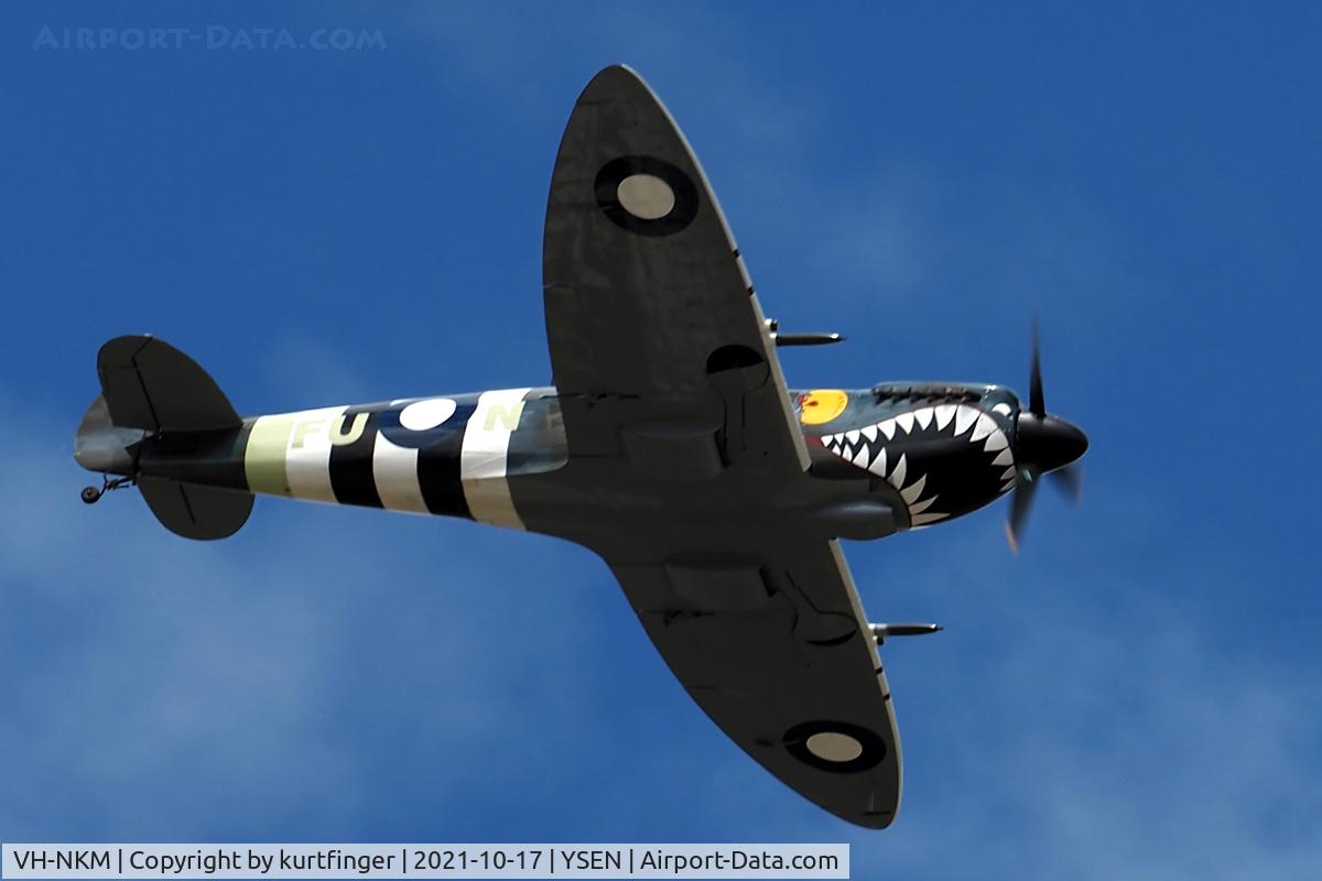 VH-NKM, Supermarine Aircraft Spitfire Mk.26B C/N 066, Supermarine Spitfire 26B VH-NKM SABC Serpentine 17 October 2021