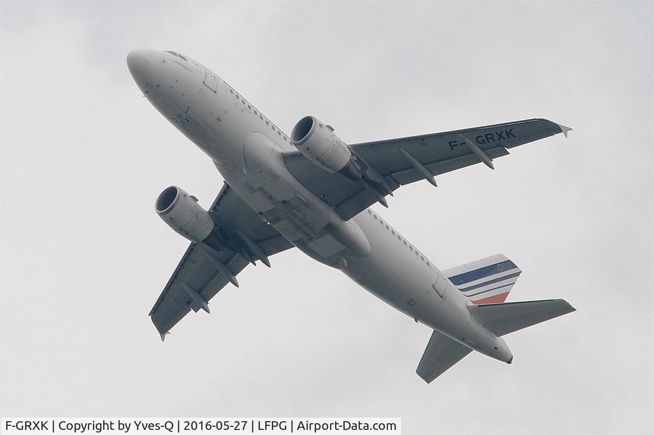 F-GRXK, 2006 Airbus A319-115LR C/N 2716, Airbus A319-115LR, Take off rwy 27L, Roissy Charles De Gaulle airport (LFPG-CDG)