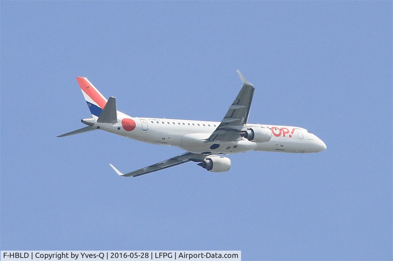 F-HBLD, 2007 Embraer 190LR (ERJ-190-100LR) C/N 19000113, Embraer 190LR, Climbing from rwy 06R, Roissy Charles De Gaulle airport (LFPG-CDG)