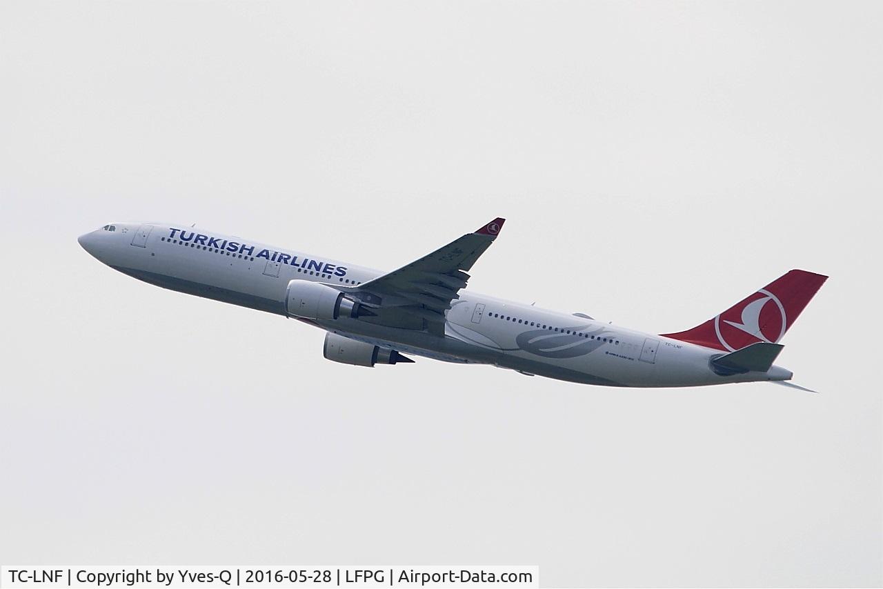 TC-LNF, 2016 Airbus A330-303 C/N 1713, Airbus A330-303, Climbing from rwy 08L, Roissy Charles De Gaulle airport (LFPG-CDG)