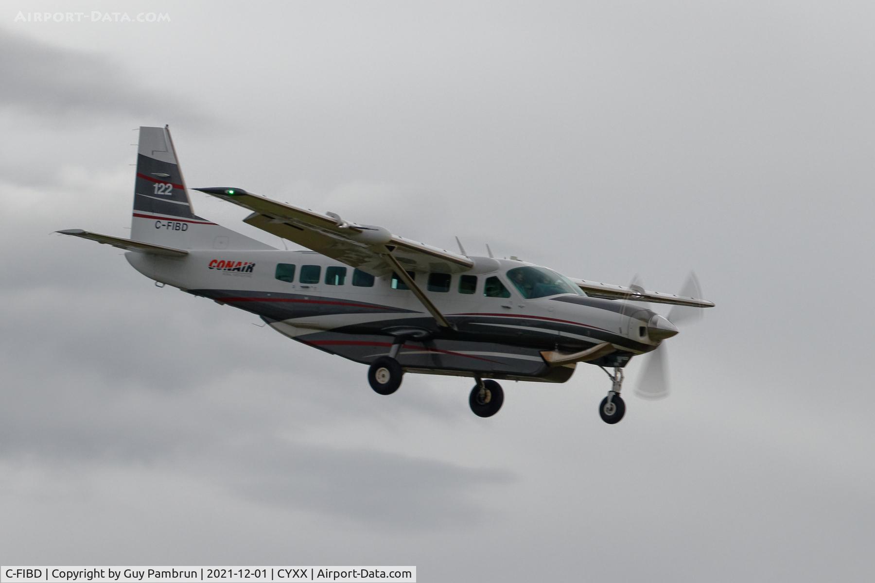 C-FIBD, 2016 Cessna 208B Grand Caravan EX C/N 208B-5311, Landing on 19
