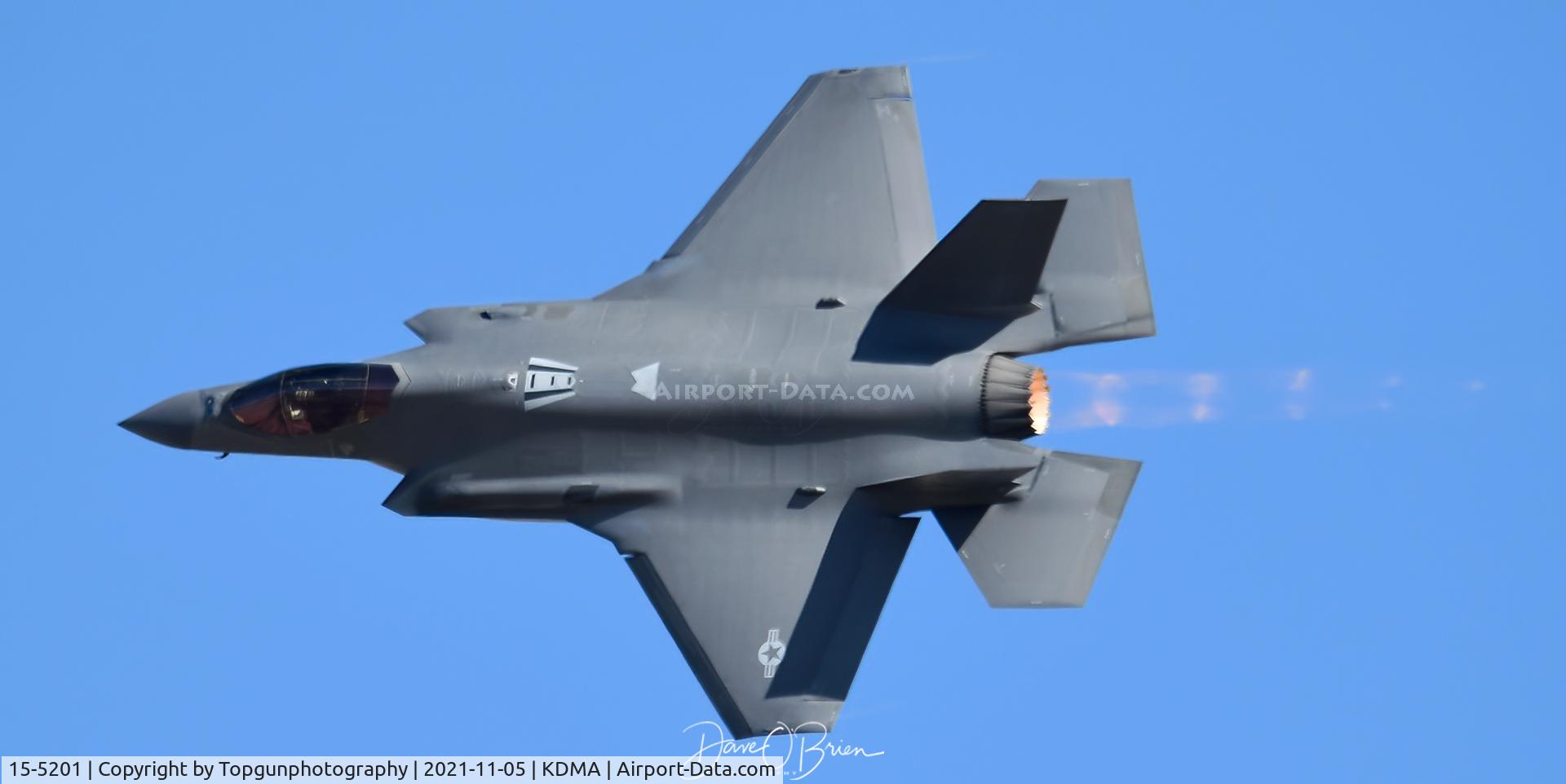 15-5201, 2018 Lockheed Martin F-35A Lightning II C/N AF-176, BEO screaming in her 360 burner pass