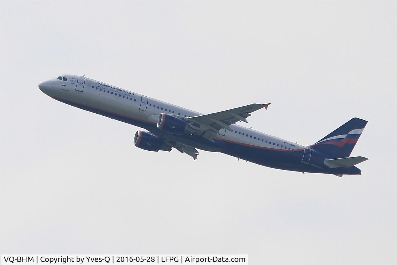 VQ-BHM, 2010 Airbus A321-211 C/N 4500, Airbus A321-211, Climbing from rwy 08L, Roissy Charles De Gaulle airport (LFPG-CDG)