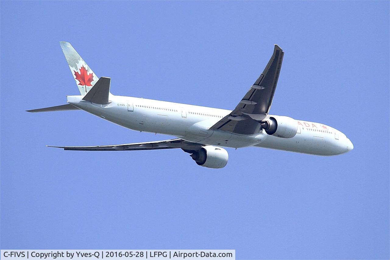 C-FIVS, 2009 Boeing 777-333/ER C/N 35784, Boeing 777-333ER, Climbing from rwy 06R, Roissy Charles De Gaulle airport (LFPG-CDG)