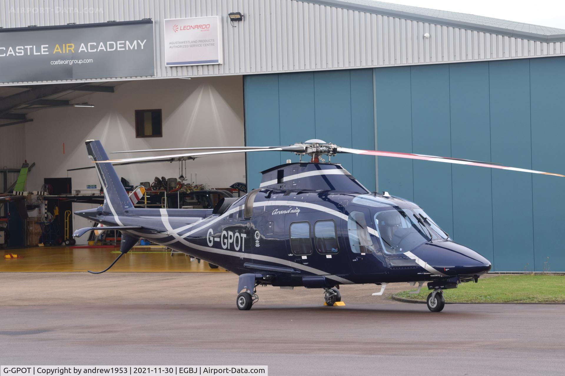 G-GPOT, 2012 AgustaWestland AW-109SP GrandNew C/N 22259, G-GPOT at Gloucestershire Airport.