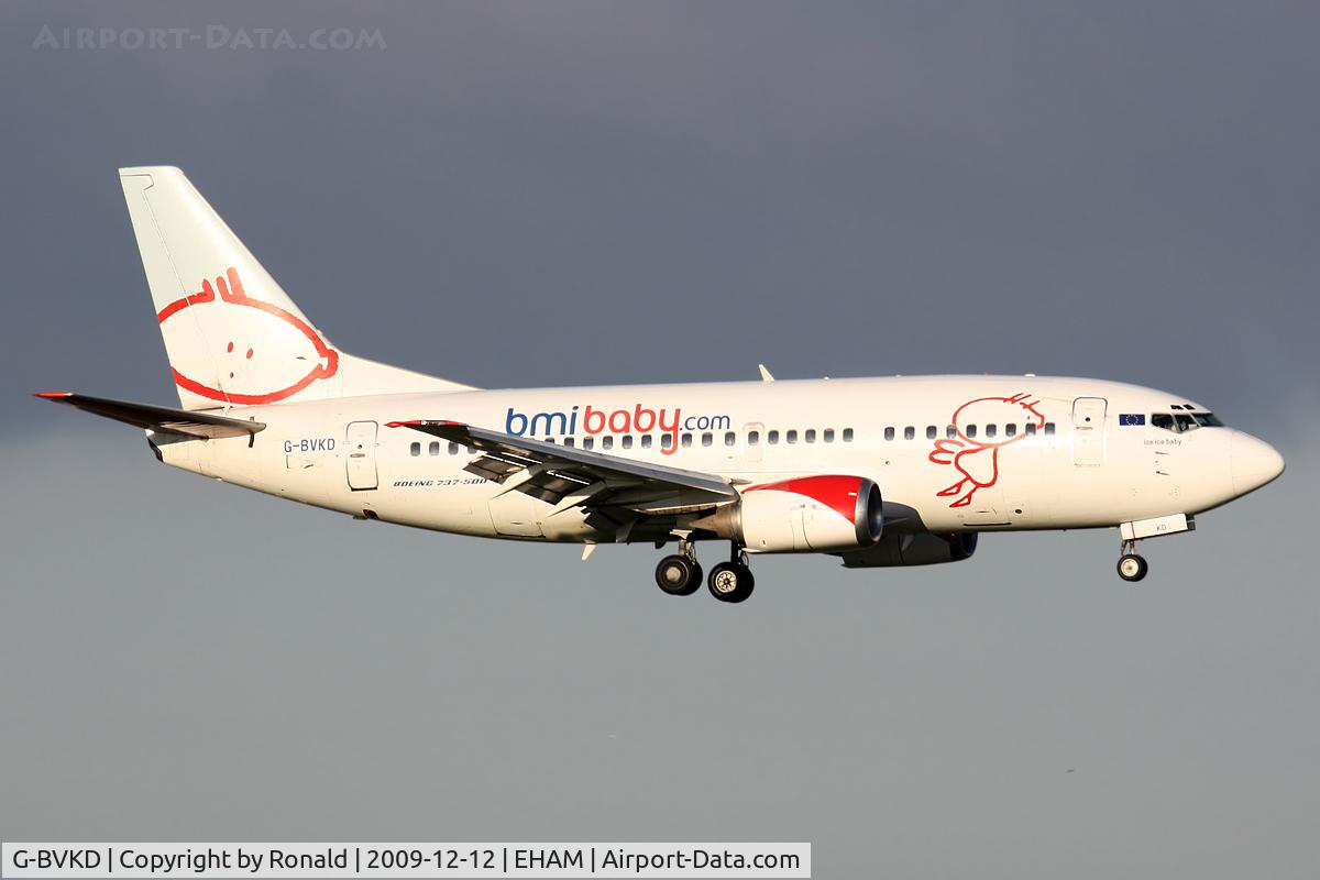 G-BVKD, 1992 Boeing 737-59D C/N 26421, at spl