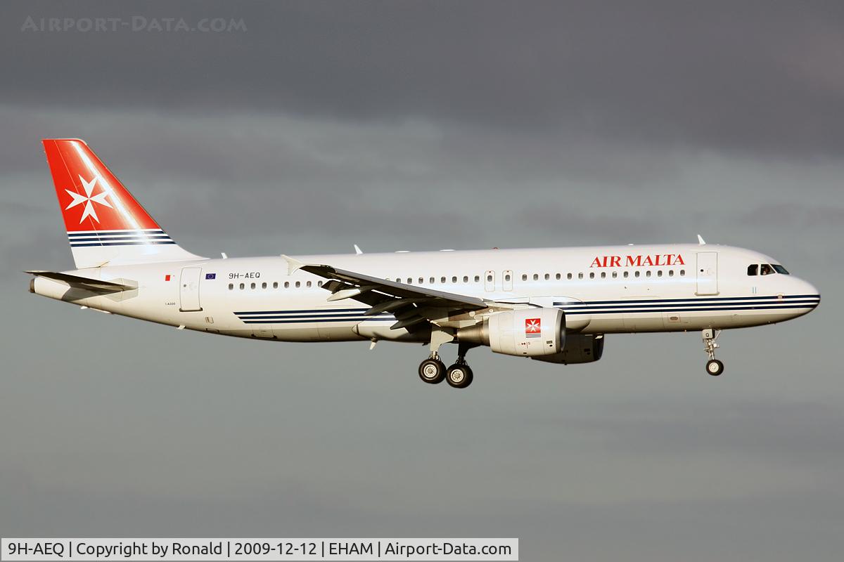 9H-AEQ, 2007 Airbus A320-214 C/N 3068, at spl