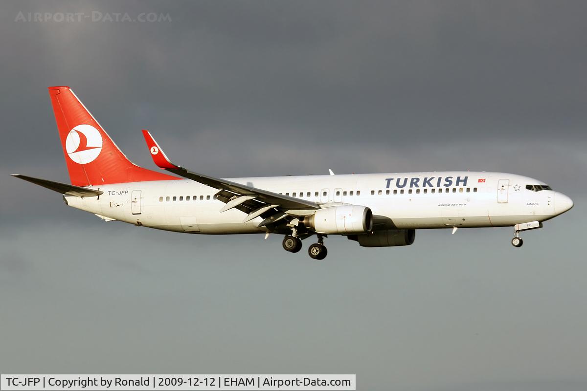 TC-JFP, 1999 Boeing 737-8F2 C/N 29778/349, at spl