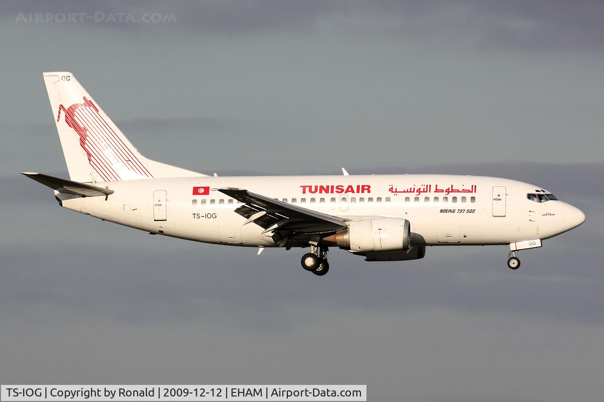TS-IOG, 1992 Boeing 737-5H3 C/N 26639, at spl