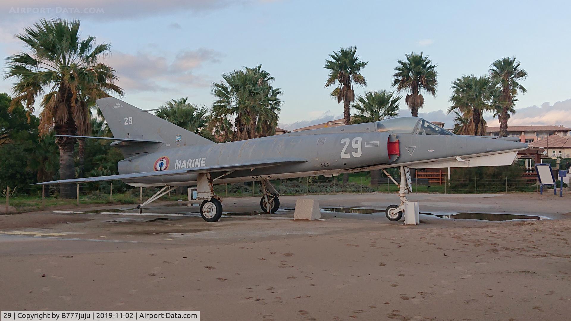 29, Dassault Etendard IV.M C/N 29, at Fréjus